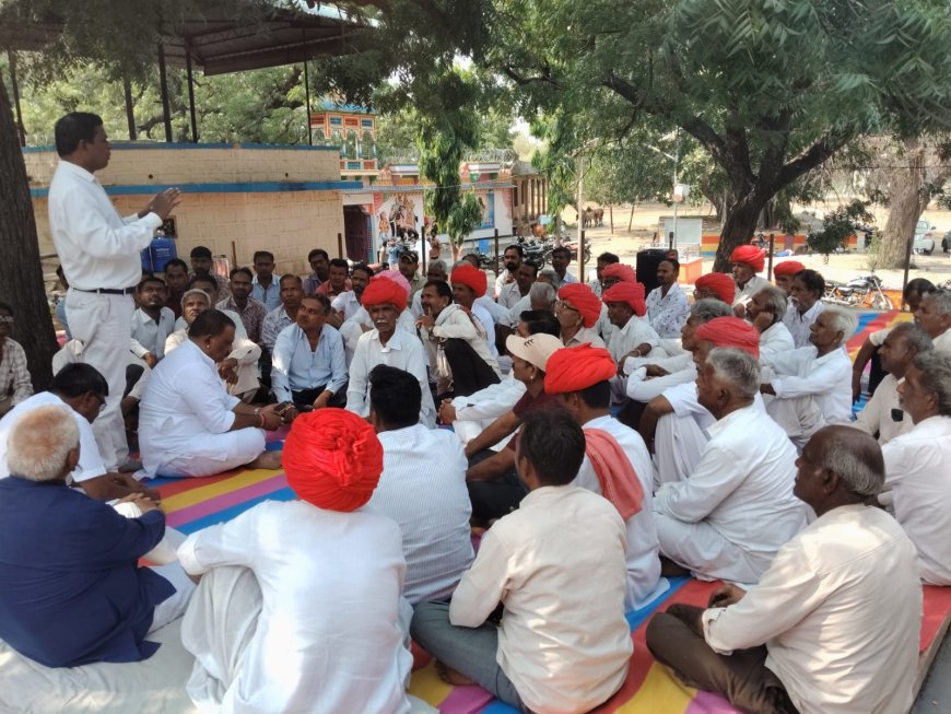 सुमेरपुर: प्रजापत समाज ने किया बीजेपी का बहिष्कार करने का ऐलान, कांग्रेस प्रत्याशी को दिया समर्थन