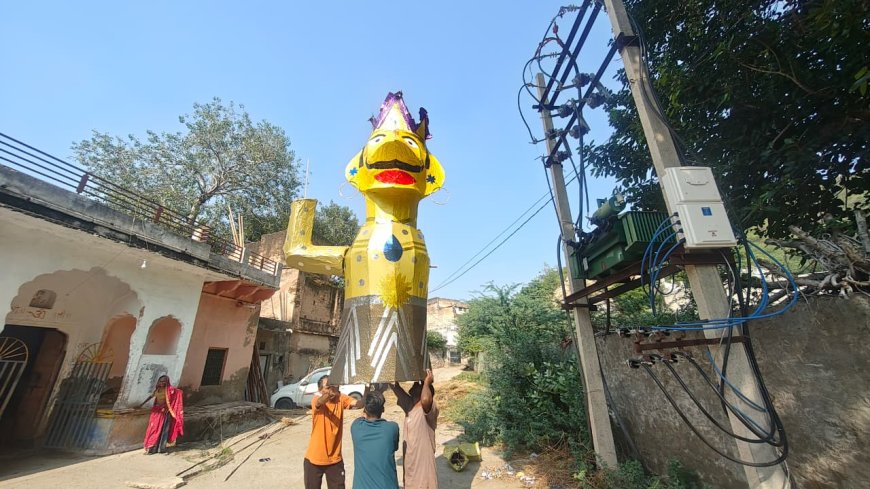 उदयपुरवाटी में नांगल नदी के तट पर होगा रावण दहन, 31 फीट ऊंचे पुतले और भव्य आतिशबाजी का रहेगा विशेष आकर्षण