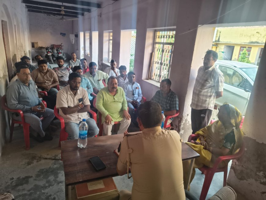 लक्ष्मणगढ़ में त्योहारों एवं पंचायती राज चुनावों के मद्देनजर सीएलजी बैठक