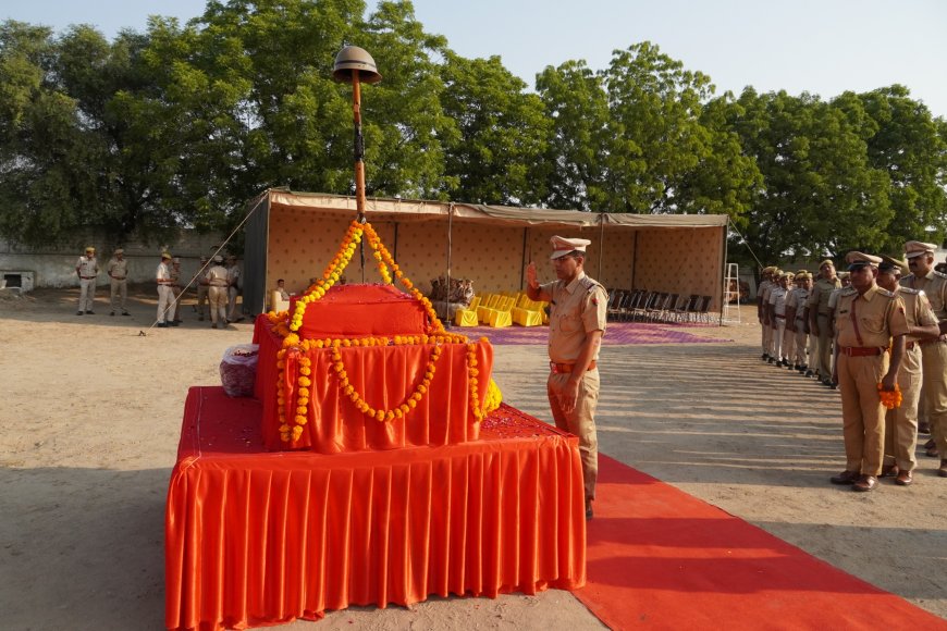 पुलिस शहीद दिवस: बालोतरा में 154 अमर शहीदों को दी गई श्रद्धांजलि, शोक सलामी के साथ हुआ पौधारोपण व रक्तदान