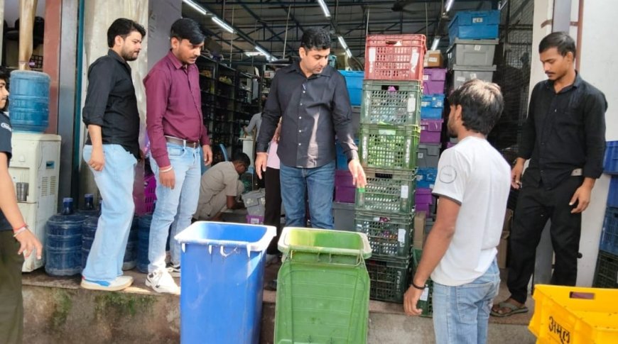 भिवाड़ी में जेप्टो वेयरहाउस से करीब 150 किलो खाद्य पदार्थ और 50 किलो आटा मौके पर ही करवाया नष्ट और मिली भारी अनियमितताएं