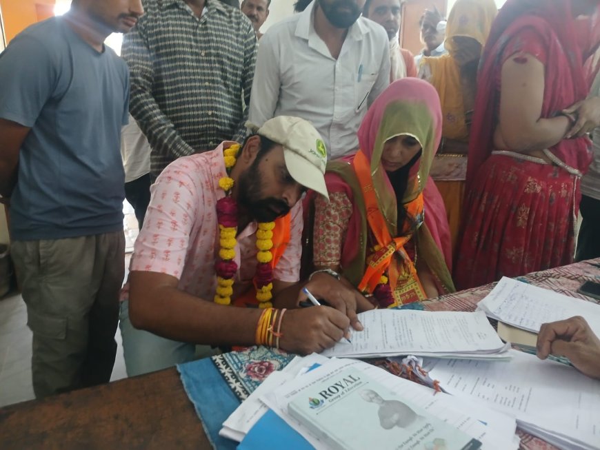 गुरला में लोकतंत्र का महाउत्सव: सरपंच पद के लिए 9 दावेदारों ने भरा हुंकार, ढोल-नगाड़ों और रैलियों से गूंजा पूरा गांव