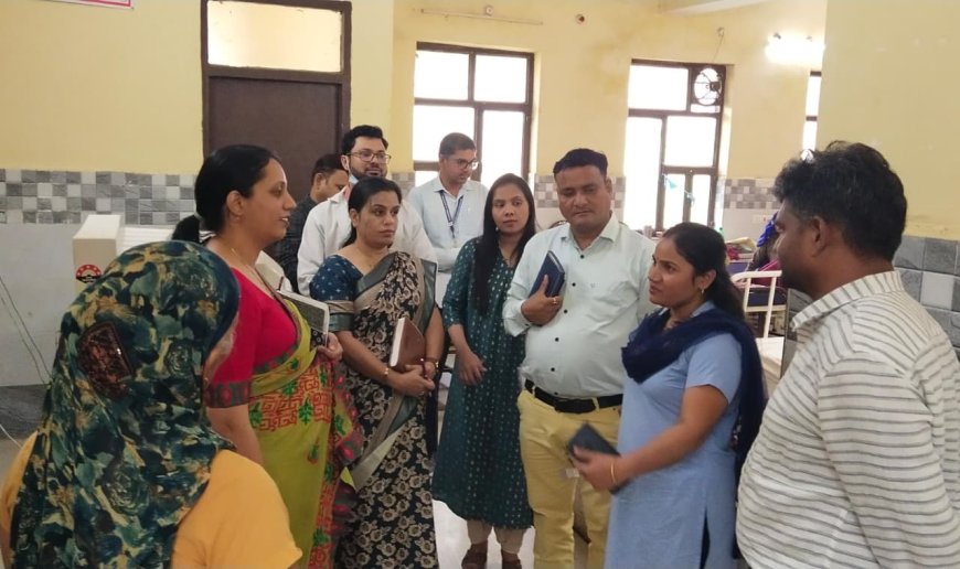 राज्य स्तरीय मातृ स्वास्थ्य दल ने किया सीएचसी कठूमर का निरीक्षण,गुणवत्तापूर्ण सेवाएं देने के दिए निर्देश