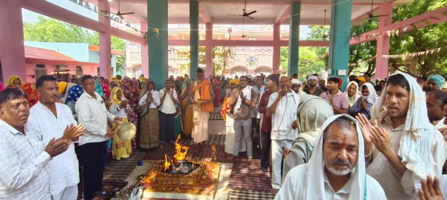 तिलकपुर धाम में शरद पूर्णिमा महोत्सव की धूम: अंतरराज्यीय श्रद्धालुओं का तांता, विशाल भंडारे में हजारों ने पाई प्रसादी