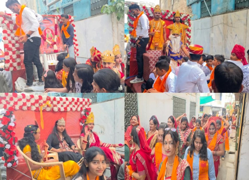 मकराना में महाराजा अजमीढ़ जयंती की धूम: सजीव झांकियों के साथ निकली भव्य शोभायात्रा, मेधावी छात्र और वरिष्ठजन सम्मानित