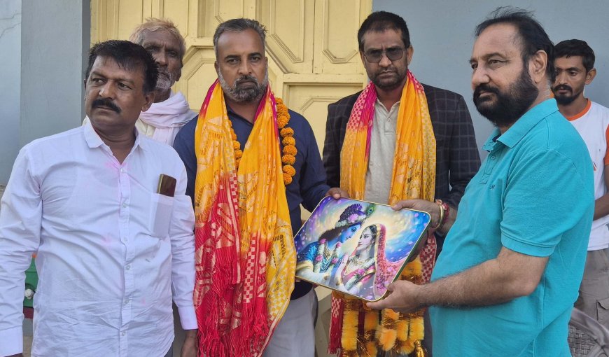 गोविंदगढ़ में विधायक सुखवंत सिंह के आवास पर नवनिर्वाचित सरपंचों का भव्य स्वागत: सफल कार्यकाल की दी शुभकामनाएं
