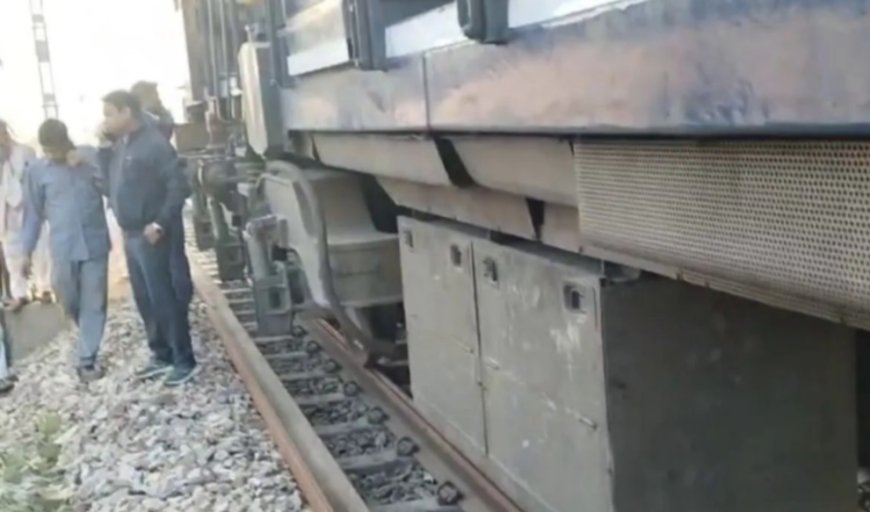 खेरली में हिंडौन फाटक के पास मालगाड़ी की चपेट में आने से BSNL के सेवानिवृत्त JEN की मौत, मौके पर जुटी भीड़