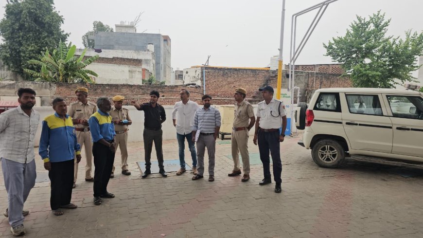 भरतपुर में 'बिना प्रदूषण प्रमाण-पत्र ईंधन नहीं' अभियान के तहत कार्रवाई: 41 वाहनों के चालान, 44 को ईंधन देने से इनकार