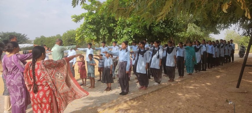 स्वीप गतिविधियों का आयोजन: विद्यार्थियों ने सीखा मतदान का महत्व, निकाली मतदाता जागरूकता रैली
