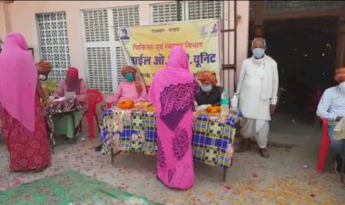 चिकित्सा विभाग की  मोबाइल ओपीडी यूनिट सेवा से लाभान्वित हो रहे ग्रामीण