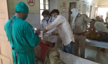 खेत के बंटवारे को लेकर  मनमुटाव के चलते छोटे भाई ने बड़े भाई पर कट्टे से की फायरिंग