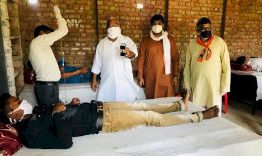 केंद्रीय कृषि राज्य मंत्री कैलाश चौधरी ने वीडियो कॉल से रक्त दाताओ का जताया आभार