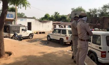 कोरोना पॉजिटिव मरीज मिलने जिला कलेक्टर ने गाव वहज  में कर्फ्यू लगा जारी की जीरो मोबिलिटी निषेधाज्ञा