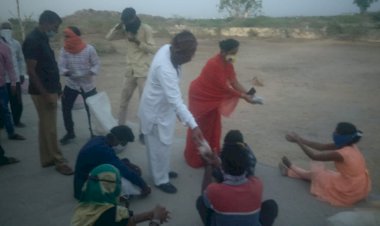 संघर्ष सेवा समिति के पदाधिकारी भी कोरोना वारियर की निभा रहे भूमिका