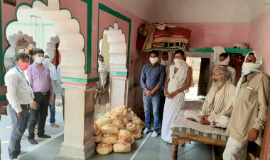 गरीब जरूरतमन्दों के लिये समाजसेवी, भामाशाहो को प्रेरित कर अधिकारी जुटा रहे राशन