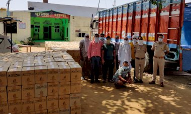 1390 पेट्टी अंग्रेजी शराब व चोरी के ट्रक सहित 1 मुलजिम गिरफ्तार