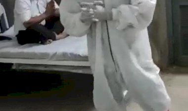 आयुष विभाग व चिकित्सा विभाग ने कराया कोरोना पोजेटिव को योगाभ्यास करवाया