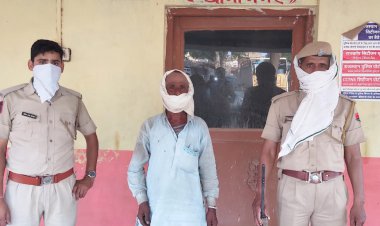 नगर पुलिस थाना की बड़ी कार्रवाई 56 गोवंश को गौ तस्करों से कराया मुक्त,  एक गौ तस्कर किया गिरफ्तार