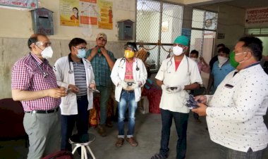 लूपिन ने अधिकारियों और चिकित्सकों को वितरित किए एन 95 माक्स