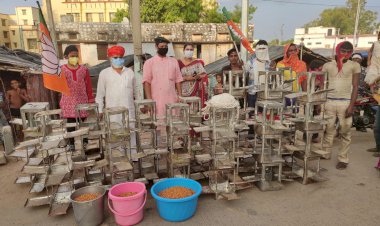 भाजपाईयों ने मनाया मोदी सरकार का जश्न