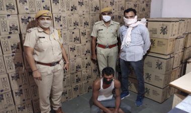 पाली पुलिस की बड़ी कामयाबी हरियाणा निर्मित अवैध शराब के 600 कार्टून किए बरामद