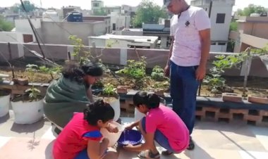 विश्व पर्यावरण दिवस पर टैरेस गार्डन लगाने का दिया संदेश