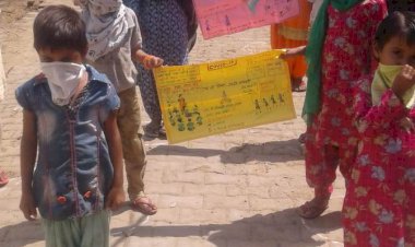 बालिका शिक्षा कार्यक्रम के अंतर्गत पर्यावरण दिवस पर बालिकाओ ने लगाये पोधे ओर परिण्डे एवं योगा करवाया