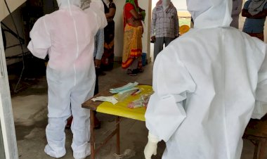 48 लोगो के कोरोना जांच सैम्पल लिए