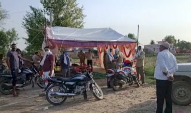 कर्फ्यूके दौरान तैनात पुलिसकर्मियों के साथ कंजर बस्ती के कुछ लोगों ने किया दुर्व्यवहार व पथराव