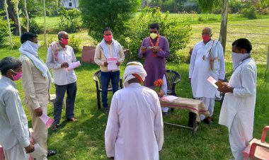 डीग  में भाजपा ने किया पार्टी के संपर्क और संकल्प अभियान का श्री गणेश