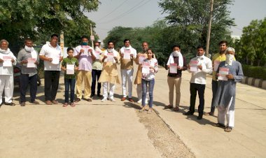 भारतीय जनता पार्टी बहरोड  द्वारा बूथ संपर्क अभियान की की गई शुरुआत