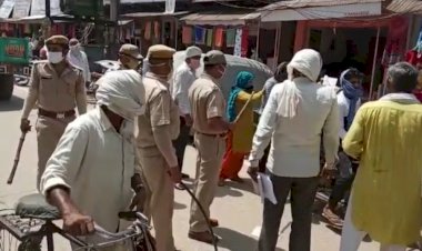 बिना मास्क के घूम रहे 26 लोगों से  6 हजार रूपए जुर्माना  वसूला