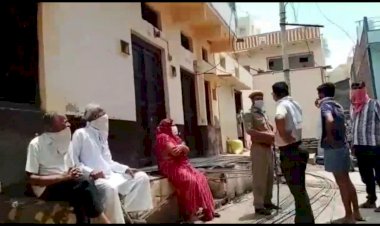 नाले के विवाद को लेकर उपखंड अधिकारी ने किया मौका मुआयना, वार्ड वासियों से की समझाईश