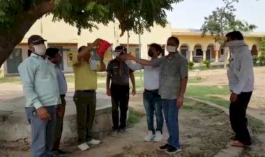 रामगढ़ स्काउट गाइड पदाधिकारियों ने लगाए परिंडे