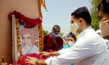 किसान नेता स्वर्गीय राजेश पायलट की 20वीं पुण्यतिथि पर सचिन पायलट सहित अनेक नेताओं ने दी भावभीनी श्रद्धांजलि