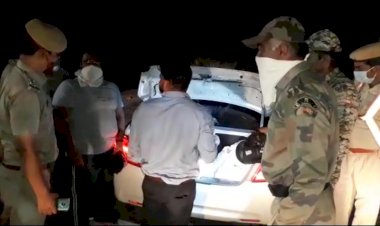 राजस्थान हरियाणा बॉर्डर पर राजस्थान SOG की क्यूआरटी टीम ने की आने-जाने वाले वाहनों को रोक कर रेण्डम चैकिंग, वाहन चालकों में मचा हड़कंप