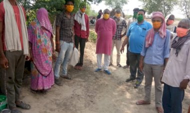 मनरेगा श्रमिकों को लूपिन ने बाटे  मास्क, फेस शील्ड ओर गोगल