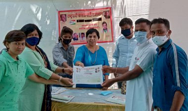 राष्ट्रवादी कांग्रेस पार्टी द्वारा लाडो स्पोर्ट्स एकेडमी पाली जिला अध्यक्ष सुमन चारण को किया सम्मानित