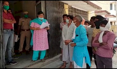 नरेगा कार्य स्थल से 50 मीटर  दूर हुई ब्लास्टिंग से श्रमिकों में मची भगदड़