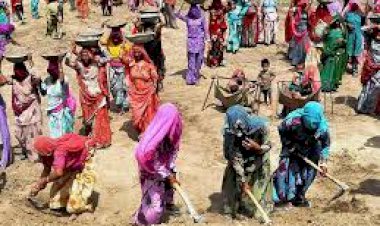 नरेगा में नही मिल रहा मजदूरों को काम, सुविधा शुल्क का लगाया आरोप