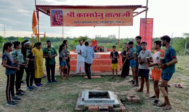 सुमंगल सेवा संस्थान द्वारा वर्षा की कामना के साथ 151 तुलसी पौधो का किया वितरण