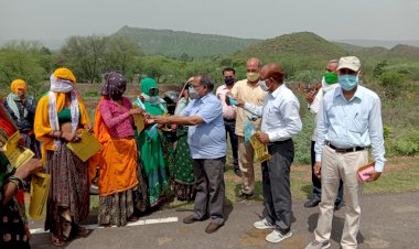 जन जागरूकता महा अभियान के तहत कोरोना संक्रमण से बचाव की दी जानकारी