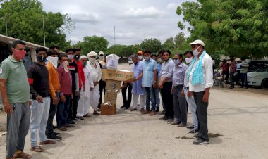 भाजपा केंद्र सरकार द्वारा राजस्थान की सरकार को अस्थिर करने पर युवा कांग्रेस के सानिध्य में केंद्रीय मंत्री का फूंका पुतला