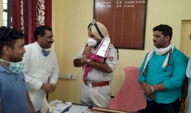 एसपी ने रूपवास उपखंड के तीनो थानों का किया निरीक्षण