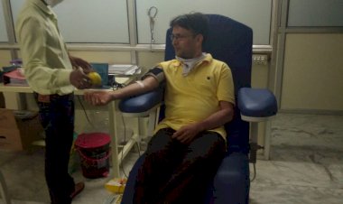 ब्लड डोनेट कर मंथन रक्तवीरों ने बचाई तीन ज़िंदगीयां