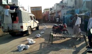 डीग कस्बे के धोबी मोड़ पर अधूरा पड़ा सीसी सड़क निर्माण हुआ शुरू, आमजन को जाम व दुर्घटनाओं से मिलेगी मुक्ति