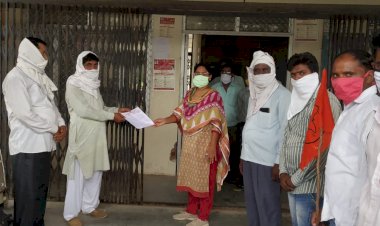 किसान संघ ने मुख्यमंत्री के नाम सौंपा ज्ञापन