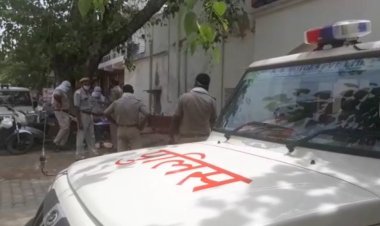 बाइक चोर की कोरोना पॉजिटिव रिपोर्ट आने के बाद लिए पुलिस थाने के सभी स्टाफ के सेम्पल