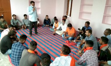 कन्टालिया मे  गौपुत्र सेना की तहसील स्तरीय बैठक का हुआ आयोजन