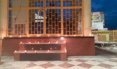 अयोध्या में राम मंदिर के निर्माण आधारशिला रखने की खुशी में राम राम 251 दीऐ जलाए गए